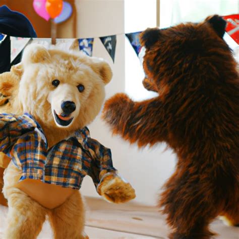 dancing bear it's party time|Party in the Salon .